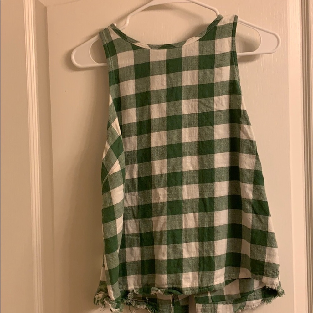 Gingham Tank Top